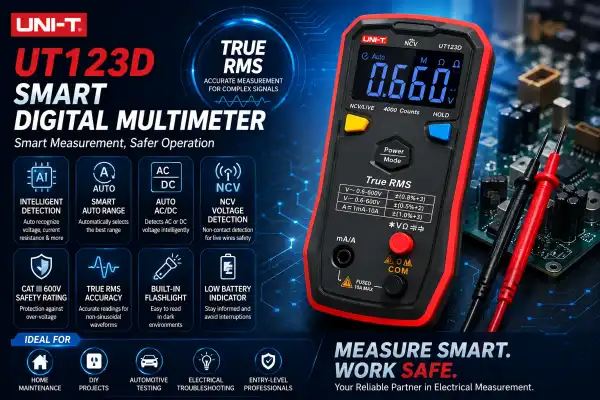 Why Do Beginners Choose UT123D Intelligent Multimeter Beginner or Home?